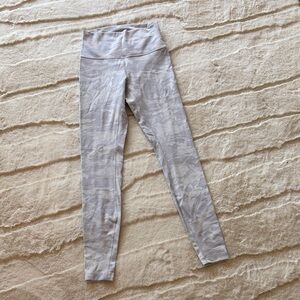 Lululemon Athletica Align Gray Camouflage Leggings